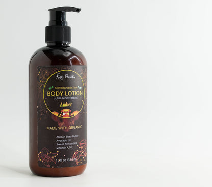 Amber Body Lotion ( Original ) | Organic Body Cream | Shea Butter Lotion | Scented Lotion | Almond Body Lotion | Fragrance Lotion